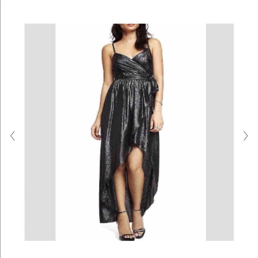 NWT Express gunmetal dress. Beautiful and light.